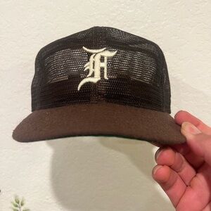 Fear of god x new era hat